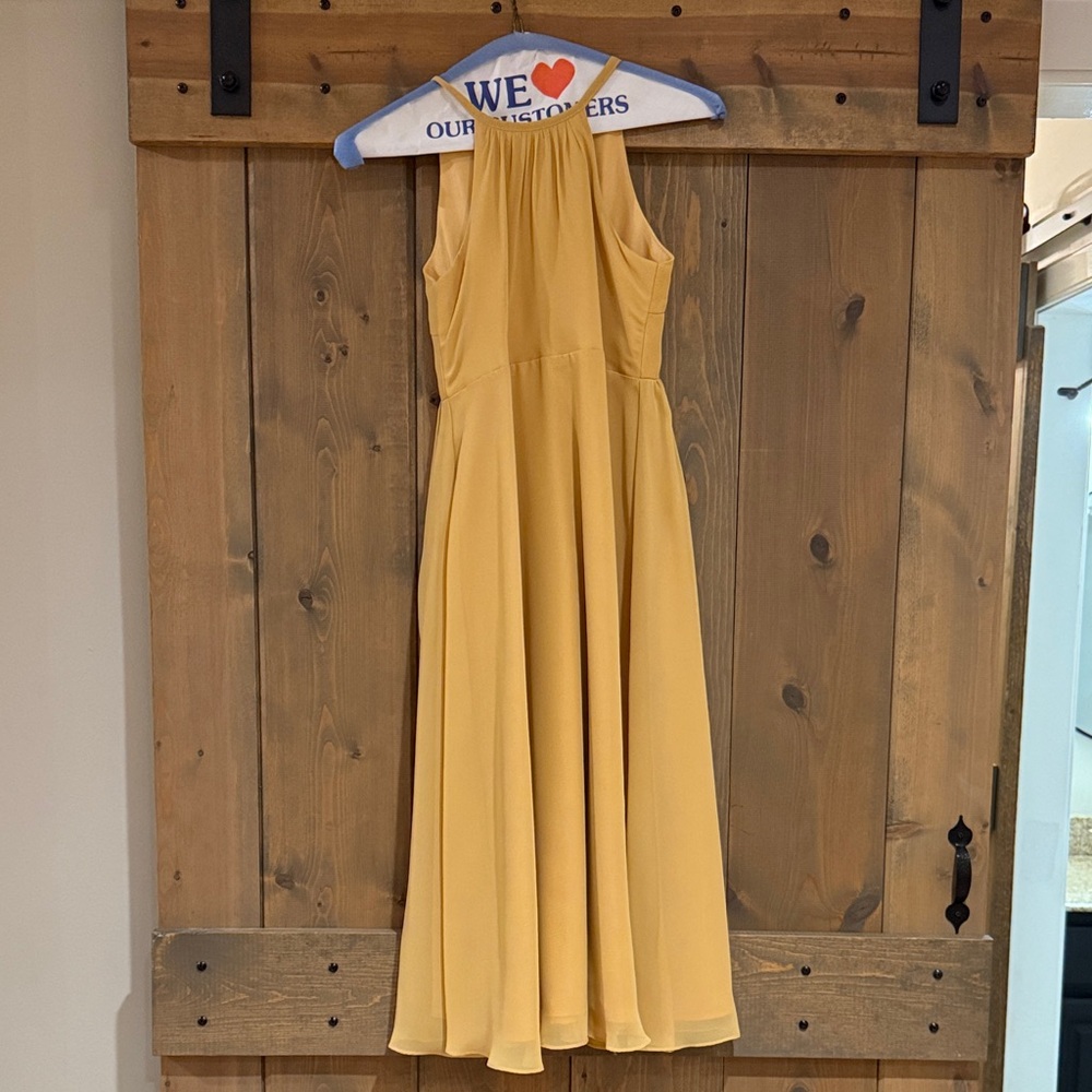 Charming Yellow Kids Gown